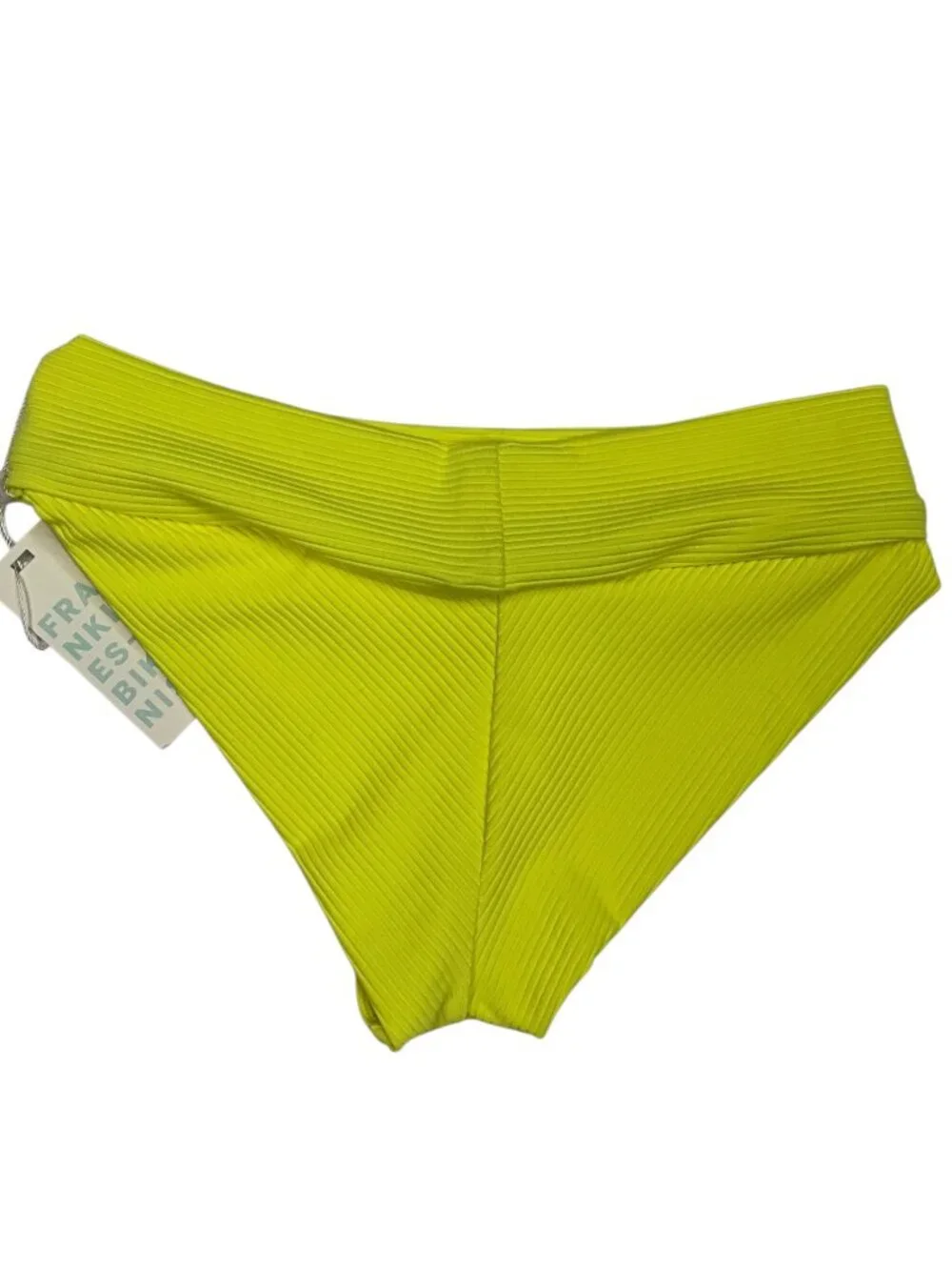 Frankies Bikinis Gavin Cheeky Bikini Bottom S Lemonade Swimwear NEW